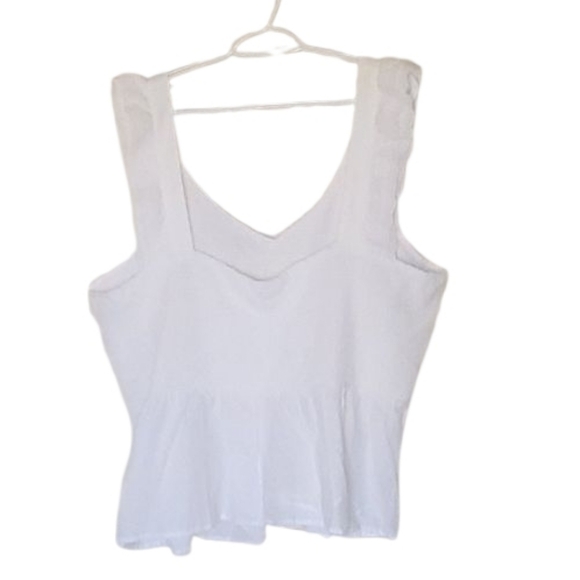 Old Navy Tops - Elegant Smocked White Women's Tank Top